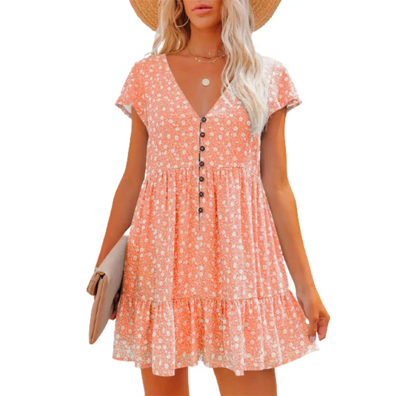 Summer flower dress.