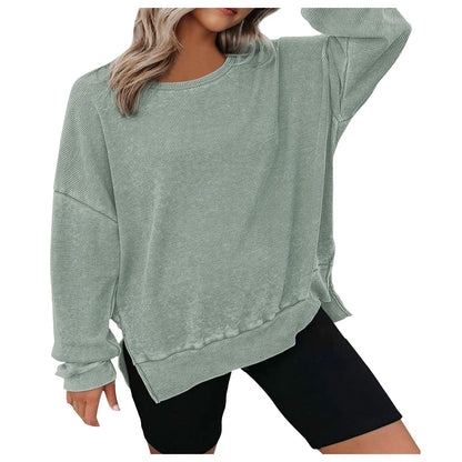 Oversized Knit Sweatshirt