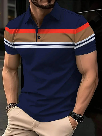 Power Stripe Polo Shirt