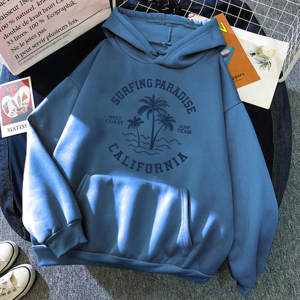 Surfing Paradise California Hoodie