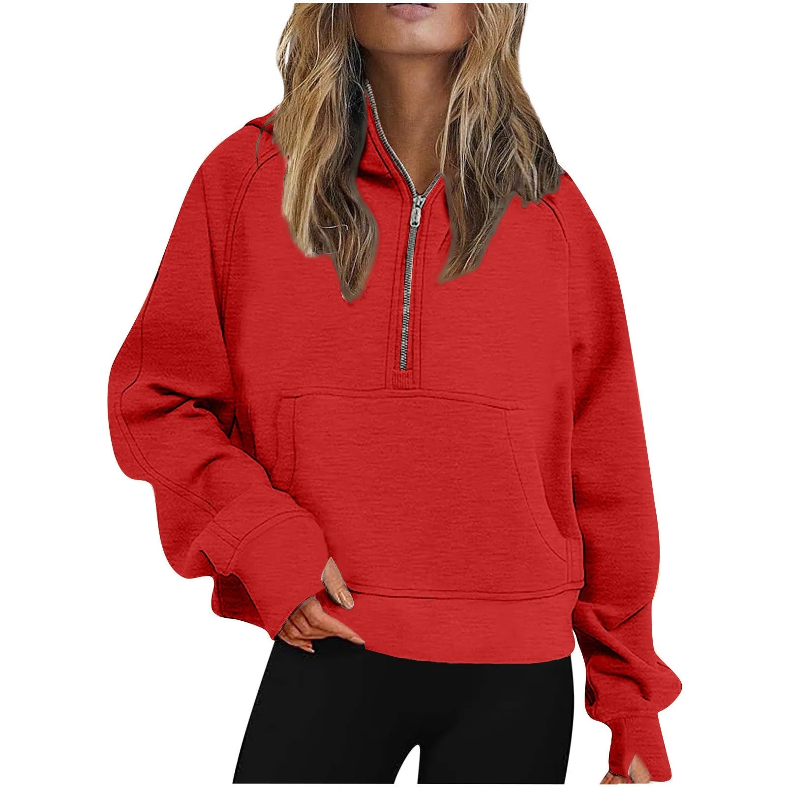 Quarter Zip Oversized Hoodie