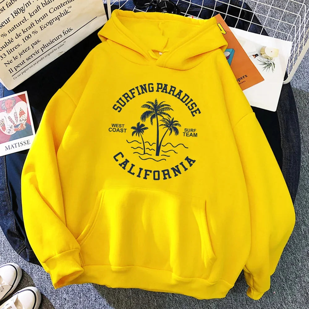 Surfing Paradise California Hoodie