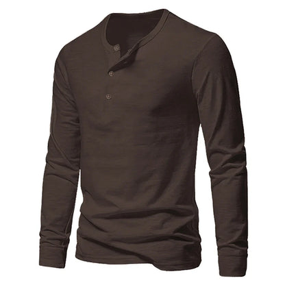 Henley Collar Shirt