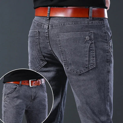 Slim Straight Luxury Jeans.