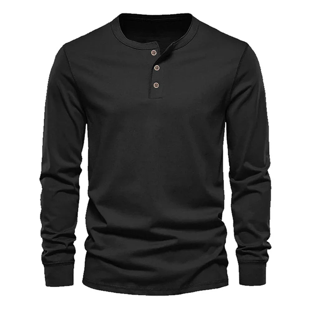 Henley Collar Shirt