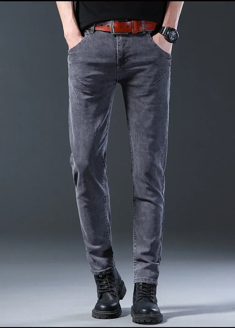 Slim Straight Luxury Jeans.