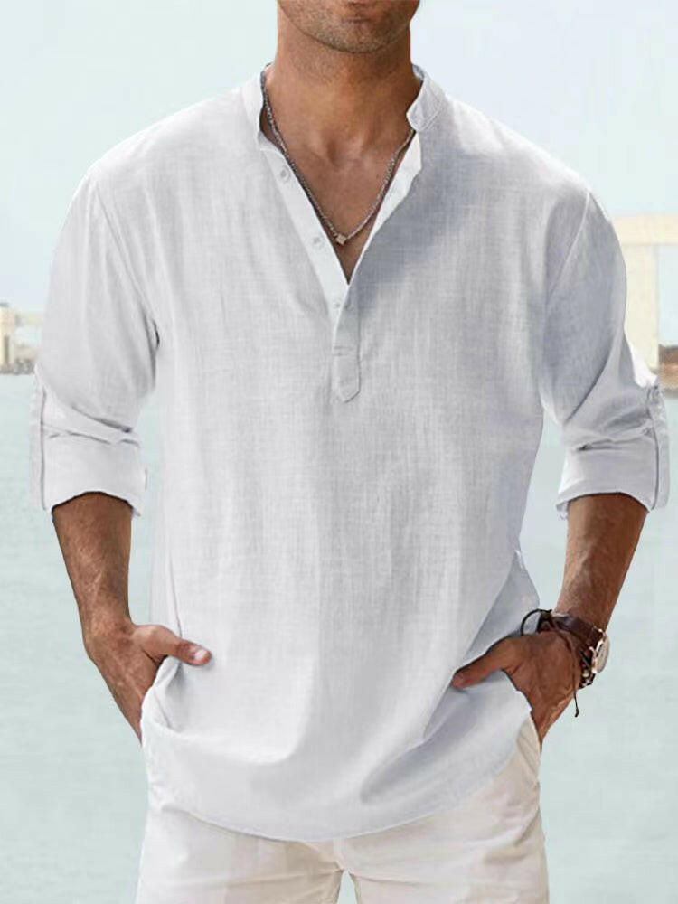 Lightweight Casual Linen Shirt.