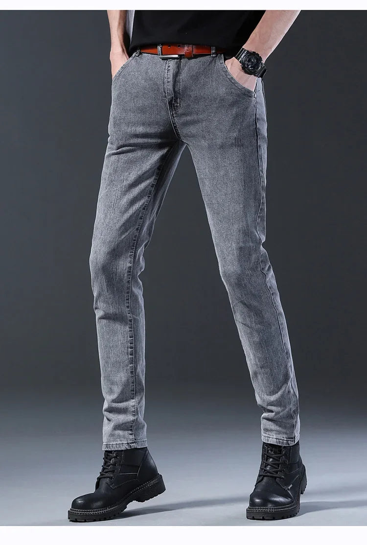 Slim Straight Luxury Jeans.