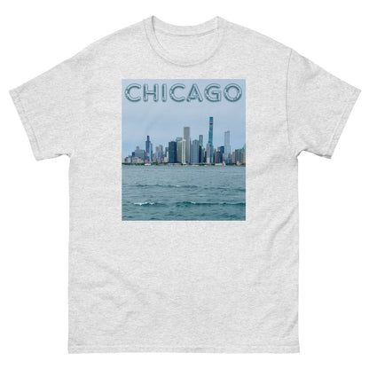 Chicago Skyline off of Lake Michigan Chitown shirt.