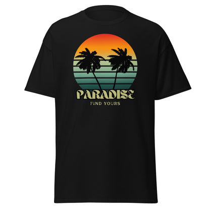 Find you tropical island paradise vacation shirt.