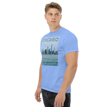 Chicago Skyline off of Lake Michigan Chitown shirt.