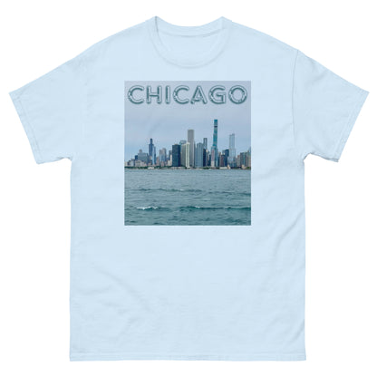 Chicago Skyline off of Lake Michigan Chitown shirt.