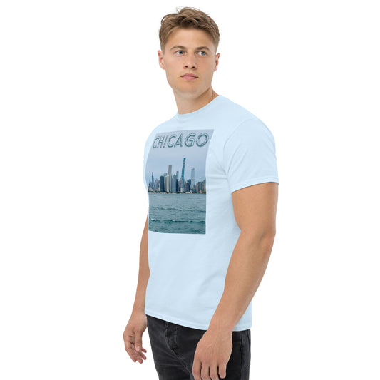 Chicago Skyline off of Lake Michigan Chitown shirt.