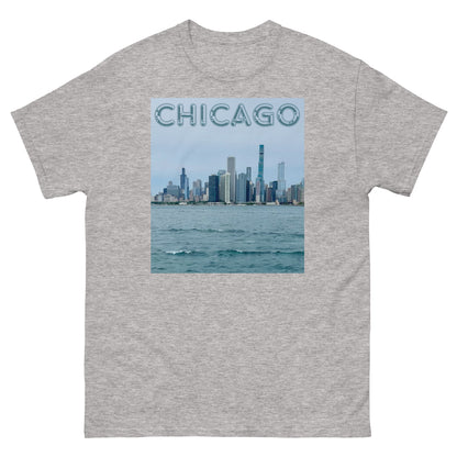 Chicago Skyline off of Lake Michigan Chitown shirt.