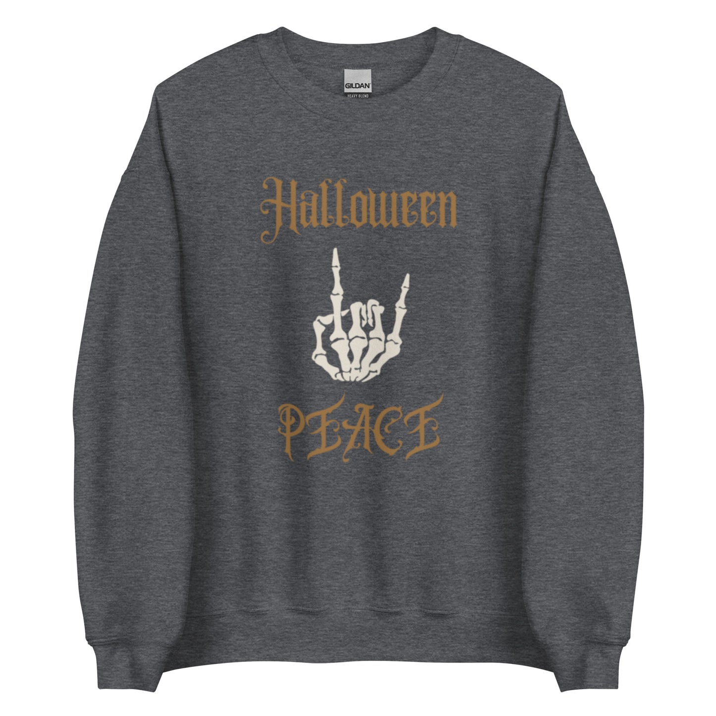 Halloween Peace Sweatshirt, Happy Halloween.